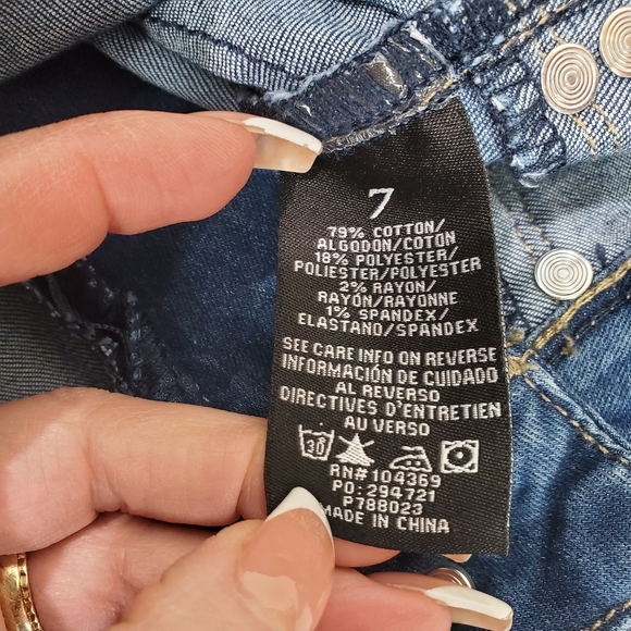 Fashion Nova Squat Like That Booty Lifting Jeans Medium Blue Wash Skinny Size 7 - Picture 12 of 13